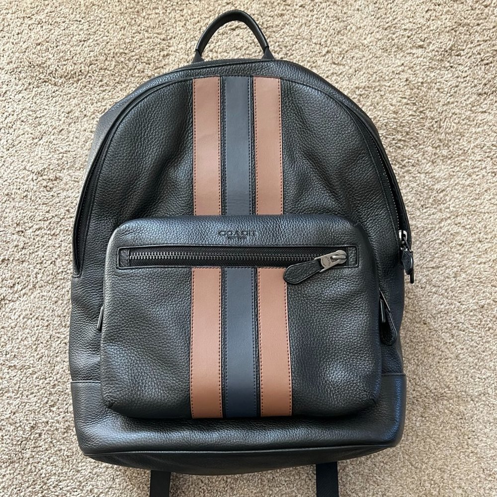 Coach Leather Backpack